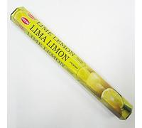-Hem Lime Incense Sticks 6 Packs of 20 Sticks = 120 Sticks
