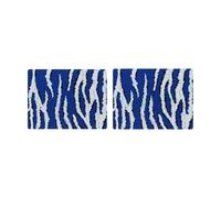Hem Monster placemat 30x40 cm 2-pack Ultramarine blue-white