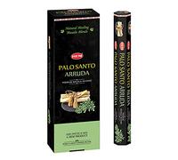 Hem Palo Santo Arruda Premium Masala Incense Sticks - 6 Pack x 15 Sticks