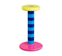 Hem Pesa candlestick High 23 cm Sky blue-night blue stripe