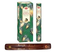 HEM Precious Kewda Incense Sticks full box of 6 with DHS stick holder for Aromatherapy, Relaxation, Spirituality,Spa,Yoga,Meditation and Healing…