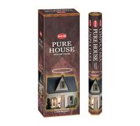HEM Pure House Incense Stick (120 Sticks, 6 Boxes Inside) Agarbatti for Puja, Freshness & Meditation | Fragrance for Aromatherapy | Pooja Room Items for Home & Prayers