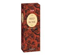HEM Red Rose Premium Incense Sticks - (120 Sticks, 6 Boxes Inside) - 9 Inches Long,Dispel Negativity, Induce Relaxing Sleep, Spiritual Strength, Aromatherapy, and Strengthen Meditation Practices.