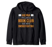 HEMA Book Club With Sword Fighting Zip Hoodie