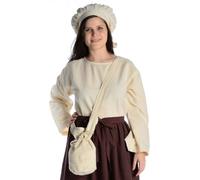 HEMAD Bag - Medieval-Larp Cotton Drawstring Bag - beige - Small Size