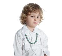 HEMAD Children's Renaissance Frilled Shirt - Light Cotton - M White