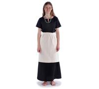 HEMAD Condwiramurs Ladies Apron Half Length Two Pockets 100% Cotton Beige