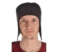 HEMAD Medieval Cap Kahedins Wool Felt Brown, Black, Grey, Red M, L, XL Garment LARP, black, L
