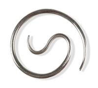 HEMAD Viking Spiral Fibel (1 Piece) Medieval Fibula Robe Pin White Metal Model: Talthybios