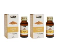 Hemani Mustard Herbal Oil |Detoxify Human Body |Prevent Stomach-Related Ailments |Natural Herbal Product for Skin and Wellness - 30ml (Pack Of 2)