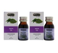 Hemani Neem Herbal Oil 30ml Pack Of 2 |Protect Body from Acne, Mosquitos & Lice|Antibacterial & Antifungal|Treat Infections&Parasites|Multipurpose Oil