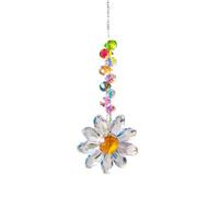 Hemasa Daisy Crystal Sun Catcher Window Decors Rainbow Maker Indoor Suncatcher Courtyard Garden Decoration transparent