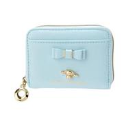 Hemasa Hello Kitty Cute Wallet Sanrio Bags for Women/Coin Purses for Ladies Kawaii Card Holder PU Short Pouch Keychains Case Blue