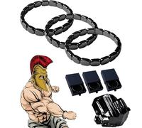 Hematite Bracelet for Men, 2026 New Hemys Hematite Bracelet for Men, Rejuvenate Your Masculine Charm Naturally, Boost Your Daily Energy & Confidence & Enhance Your Focus (3PC)