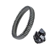 Hematite Bracelet For Men, Reclaim Your Edge & Confidence, Be Focused, Strong, and Ready to Take on Anything, Natural Hematite Stone Beaded Stretch Bracelets, Inspirational Gifts for Men (G)