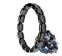 Hematite Bracelet, Hemys Hematite Bracelet For Men, Regain Your Innate Confidence and Motivation, Be Focused, Strong, and Ready to Take on Anything, Gifts for Dad, Husband, Boyfriend (1PC)