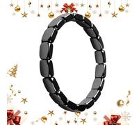 Hematite Bracelet,Heyms Hematite Bracelet For Men,For Embody Resilience And Vitality, Helping You Feel More Focused, Grounded And Empowered In Daily Life (1PCS)