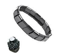 Hematite Bracelet Men, 2025 New Mens Bracelet - Natural Way to Reclaim Your Masculine Edge, Legendary Hematite for Men - Inspired by Roman Generals & Viking Warriors