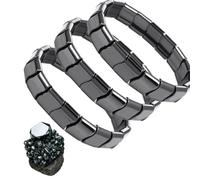 Hematite Bracelet Men, 2025 New Mens Bracelet - Natural Way to Reclaim Your Masculine Edge, Legendary Hematite for Men - Inspired by Roman Generals & Viking Warriors