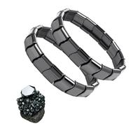 Hematite Bracelet Men, 2025 New Mens Bracelet - Natural Way to Reclaim Your Masculine Edge, Legendary Hematite for Men - Inspired by Roman Generals & Viking Warriors