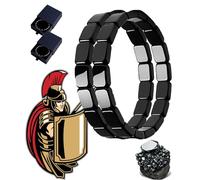 Hematite Bracelet Men, 2026 New Hematite Bracelet - Inspired by Roman Generals & Viking Warriors, Naturally Boost Metabolism, Restore Confidence & Edge (2Pcs)