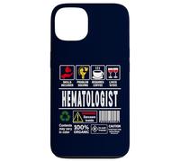 Hematologist Job Label Funny Skills Sarcasm Coffee & Wine Case for iPhone 13