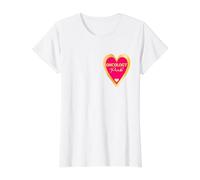 Hematology Oncology Pink Breast Cancer Value Graphic T-Shirt, Women, White, L