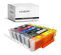 HEMEINY Compatible Refillable Ink Cartridge Replacement for Canon PGI-250 CLI-251 PGI-250XL CLI-251XL,Works with Pixma MG7520 MG7120 IP8720 MG6320 Printer- PGBK BK C M Y GY 6 Colors