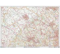 Hemel Hempstead - HP - Postcode Wall Map - 2A Plastic Coated (119cm x 168cm)