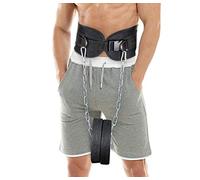 HemeraPhit Dip Belt with Chain Body Building Weight Lifting Weight Belt (Plastic Buckle)