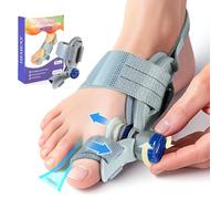 HEMEXS Bunion Corrector Big Toe Straightener for Women & Men - Adjustable Splint for Hallux Valgus, Bunion Relief & Pain Alignment - Day & Night Wear (Left/Right Foot)