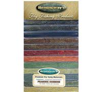 Hemingway Fly Tying Dubbing, Peacock Dubbing dispenser, 12 Colours in box,