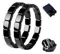 Hemios Hematite Bracelet,18.5CM Adjustable Fit for Professional and Daily Wear2025 New Hemys Hematite Bracelet - Inspired by Roman Generals & Viking Warriors