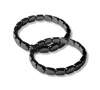 Hemios Hematite Bracelet, 2025 New Hemys Hematite Bracelet for Men, Restore Confidence & Your Edge, Gift for Dad, Husband, Boyfriend (2PCS)