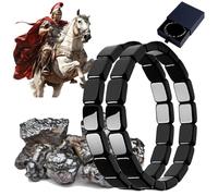 Hemios Hematite Bracelet, Hemys Hematite Bracelet - Inspired by Roman Generals & Viking Warriors, Daily Wear Connects Energy Field to Naturally Boost Metabolism, Restore Confidence & Edge (2Pcs)