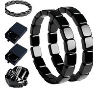 Hemios Hematite Bracelet, Hemys Hematite Bracelet - Inspired by Roman Generals & Viking Warriors, Daily Wear Connects Energy Field to Naturally Boost Metabolism, Restore Confidence & Edge (2 PCS)