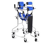 Hemiplegia Rehabilitation Standing e Adult Walker for Seniors - Adjustable Height Walking Aid for The Disabled (8 Wheels B)