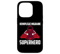 Hemiplegic Migraine Superhero Survivor Warrior Fighter Case for iPhone 14 Pro