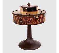 Hemisferium Mini Praxinoscope Vienne Brun Brown Base, Fully Functional Handcrafted Animation Device, 14.2cm x 19.5cm, Beautiful Zoetrope Replica