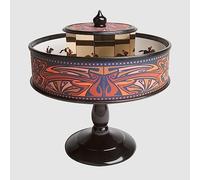 Hemisferium Modernist Black Praxinoscope, Fully Functional Handcrafted Animation Device, 20cm x 22cm, Beautiful Zoetrope Replica