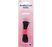 Hemline 1.3mm Beading Cord Elastic 4.5m Black - per pack