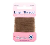 Hemline 100% Linen Thread 10m - Extra Strong Mending Yarn for Hand Sewing, Garment Repair, Customization & Craft Projects, Saddlery, Canvas, Upholstery, DIY, Stitching.