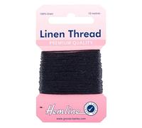 Hemline 100% Linen Thread 10m - Extra Strong Mending Yarn for Hand Sewing, Garment Repair, Customization & Craft Projects, Saddlery, Canvas, Upholstery, DIY, Stitching.