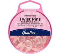 Hemline 13mm Upholstery Twist Pins - 30pcs H710