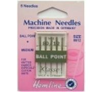 Hemline Sewing Machine Needles - Ball Point - Size 80/12 H101.80