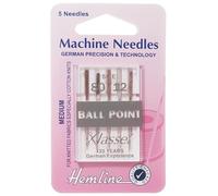 Hemline Ball Point Universal Sewing Machine Needles - per pack of 5