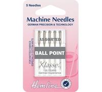 Hemline Ball Point Universal Sewing Machine Needles - per pack of 5