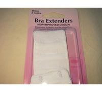 Hemline Women's Bra Back Extender, White, 38mm