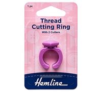 Hemline Double Sided Sharp Steel Blade Thread Cutter - Ring