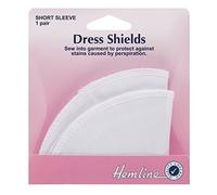 Hemline Dress Shields Medium Short Sleeve Underarm Armpit Sweat Pads Cotton Clothes Liner Shirts Tops Blouse Costumes Dance Pack Of 1 Pair H874.4